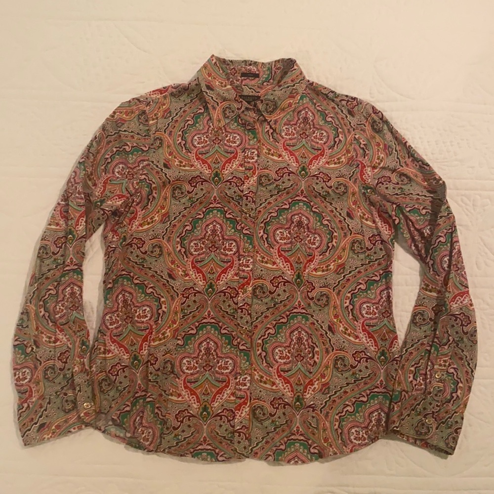 Talbot’s Paisley blouse